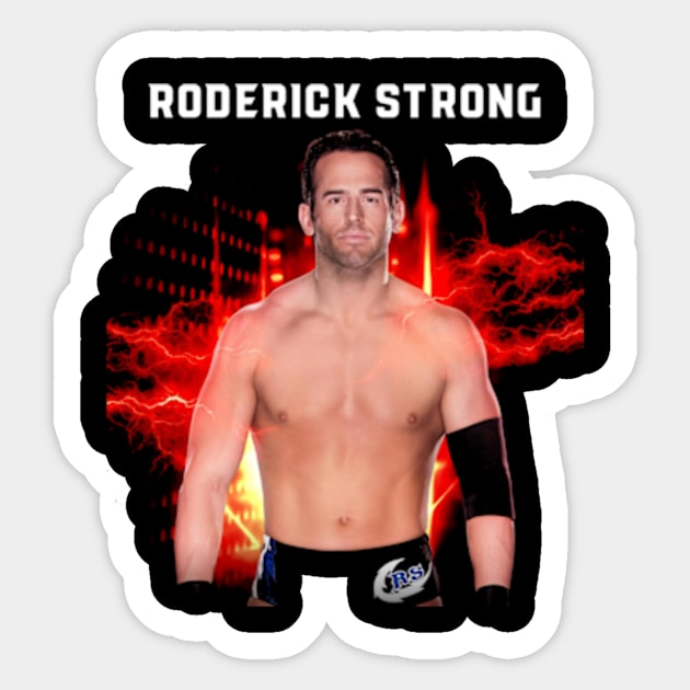 Roderick Strong Sticker by Crystal and Diamond